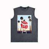 Purple Brand Tank T Shirts Sleeveless T-shirt Vest
