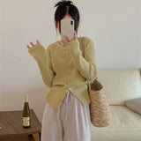 Women Knitted Cardigan Thermal Sweater