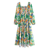 Women Dresses Summer Small Floral Holiday Dress