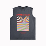 Purple Brand Tank T Shirts Sleeveless T-shirt Vest