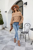 Women Pullover Sweater Sexy Loose Sweater