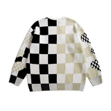 Women Sweater Square Vintage Knitted Sweater