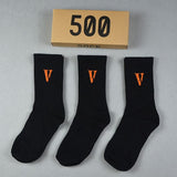 Mens Socks Big V Letter