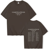 Cigarettes After Sex X's World Tour Unisex Summer Tee