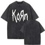 Washed Vintage Rock Band Korn Falling Away From Me