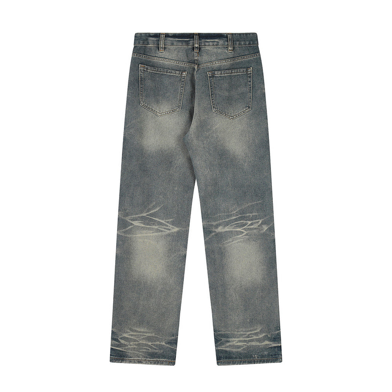 Men Jeans Loose Hole