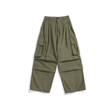 Cargo Pants Vintage Adjustable Drawstring Bloomers
