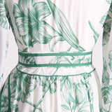 Bohemian Dress Vintage Fashion Polo Collar Dress