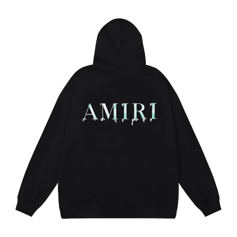 Amiri Hoodie AMI Sweater Bone Stick Hooded Sweater Men and Women
