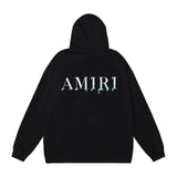 Amiri Hoodie AMI Sweater Bone Stick Hooded Sweater Men and Women