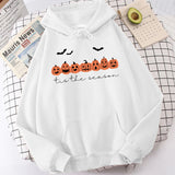 Happy Halloween Pumpkins Tis The Beason Casual Hoodies