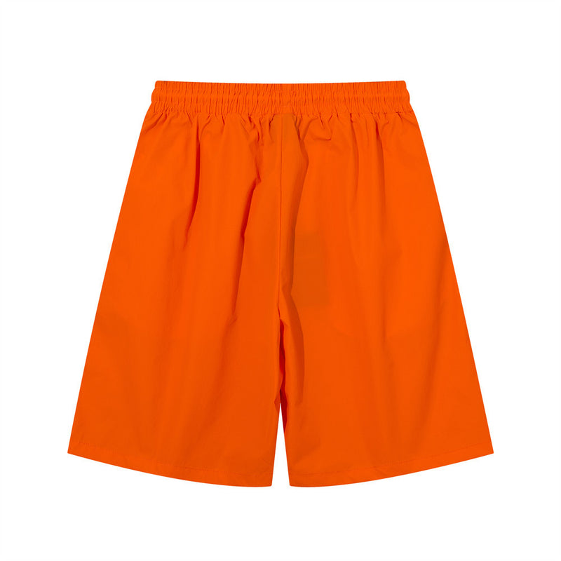 Men Shorts Summer Thin Sports Spider Print Loose