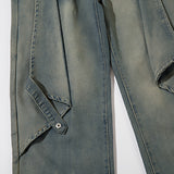 Men Jeans Hip Hop Bat Stitching