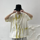 Men's T Shirt Tie-Dye Summer Loose