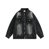 Women Jackets Workwear Vintage Denim Jacket
