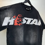 Hellstar T Shirt Vintage Old Loose Casual Short Sleeve T-Shirt