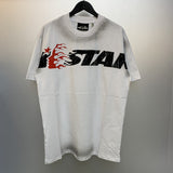 Hellstar T Shirt Vintage Old Loose Casual Short Sleeve T-Shirt