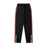 Palm Angels Pants Angel Rainbow Striped Pants Men's and Women's Casual Trousers Loose