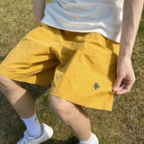 Men Beach Shorts Summer Ice Silk Quick-Drying Loose Casual