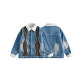 Unisex Coat Retro Loose Couple's Lambswool