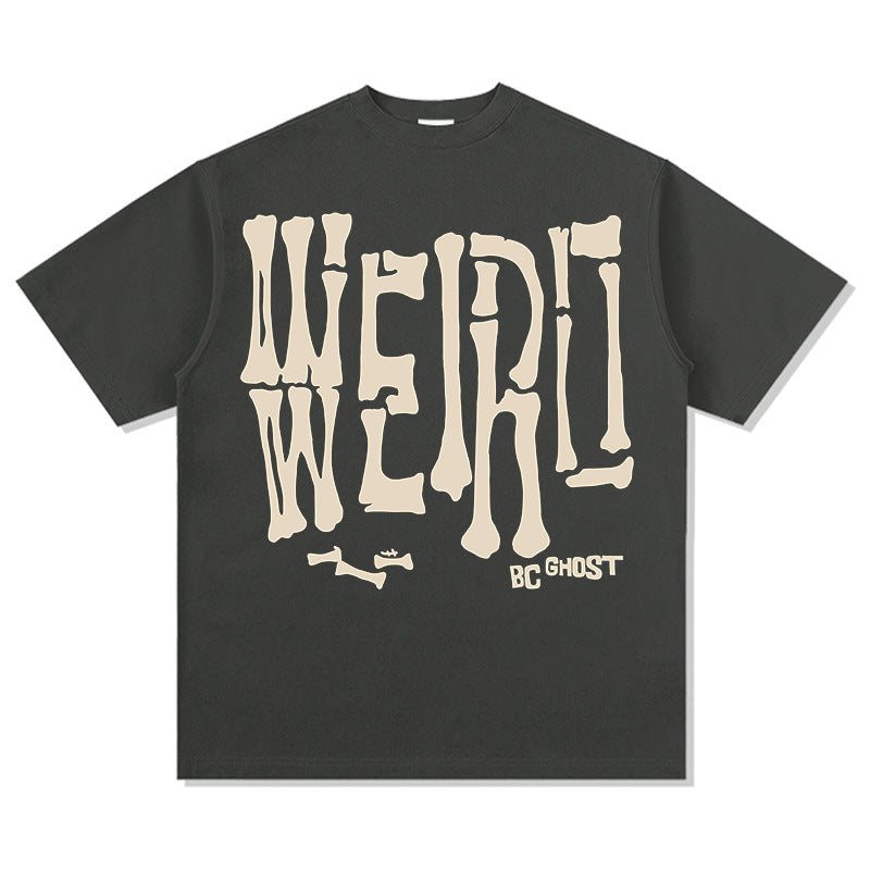 Unisex T-Shirt Printed Washed Long Sleeve T-Shirt