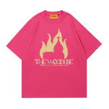 Men T-Shirt Sunset Printing Vintage