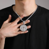 Jewelry Summer Cross Pendant Full Diamond Necklace Spectrum Far East