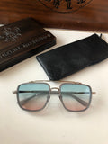 Chrome Hearts Sunglasses Fashion Titanium Large Frame Square Pull Wind Sunglasses