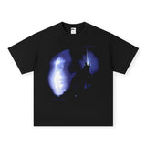 Vintage T-shirts short-sleeved T-shirts cross-border washing and old