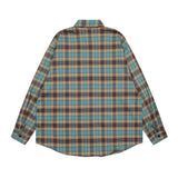 Men Long Sleeved T Shirt Plaid Long Sleeve Shirt Men Street Fashion Versatile Spring and Autumn Casual Loose Lapels