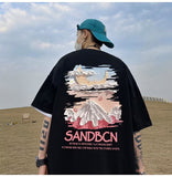 Men T Shirt Loose Heavy Cotton plus Size