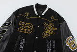 Off White Jacket Spring and Autumn OW Hot Diamond Letter Pattern Baseball Jacket Jacket