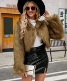 Women Fur Jacket Fashion Casual Faux Fur Coat