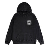 Purple Brand Distressed Hoodie Fashion Old Loose Hooded Sweater