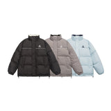 Unisex Coat Youth University Style Winter Cotton-Padded Coat Thickened