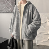 Men Cotton Coat Lamb Wool Thick Warm Cotton-Padded Jacket