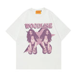 Men T-Shirt Sunset Printing Vintage