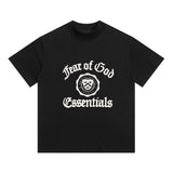 Fog Essentials T Shirts Spring/Summer FOG Letter Print Crew Neck Short Sleeves