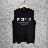 Purple Brand Tank T Shirts Sleeveless T-shirt Vest