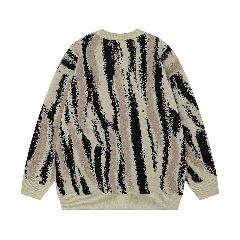 Women Sweater Vintage Knitted Sweater