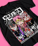 T-shirt For Anime Demon Slayer Mitsuri, Uzui y Obanai