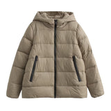 Women Cotton Coat Casual Loose-Fitting Hoodie Cotton Coat