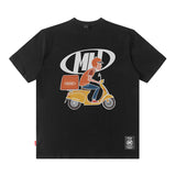 Men T-Shirt Fun Chinese Printed All-Matching