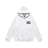 Men Fleece Lined Hoodie Hooded Sweater Loose Men's Clothing Ins Letter Embroidered Printed Pullover