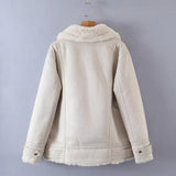 Women Cotton Coat Winter Thickened Suede Coat