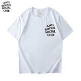 Anti Social Club T Shirt Men's Summer Men's Cotton Short-Sleeved T-shirt
