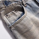 Men Jeans Ripped Distressed Loose