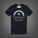New Women's Short Sleeved T-shirt with Letters on The Deer S