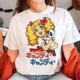 Candy Candy tshirt women Japanese tshirt female 2000s clothe