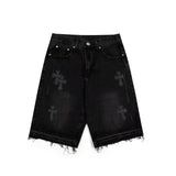 Chrome Heart Shorts Summer Denim Shorts